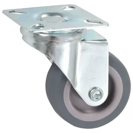 vidaXL Lenkrollen 12 Stk. 50 mm grau