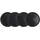 BUTLERS Frühstücksteller 22 cm Schwarz 4er Set