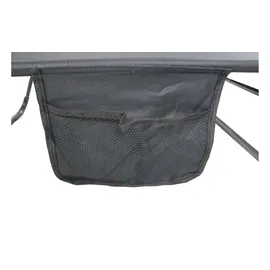 VCM Bindox Gartenliege 185 x 24 x 55 cm schwarz inkl. Sonnendach