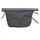 VCM Bindox Gartenliege 185 x 24 x 55 cm schwarz inkl. Sonnendach