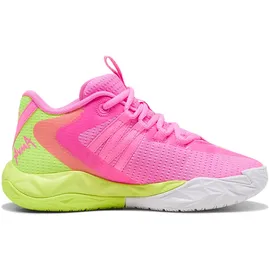 Puma Dagger 2 Basketballschuhe Kinder 05 - lime squeeze/bright aqua/puma black 38.5