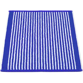 Ross Geschirrtuch »Exclusiv« 1x Küchen-Frottiertuch (Streifen) und 2 Geschirrtücher (Karodesign) blau