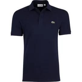 Lacoste L.12.12 Slim Fit Petit Piqué Cotton Polo Shirt navy blue XL