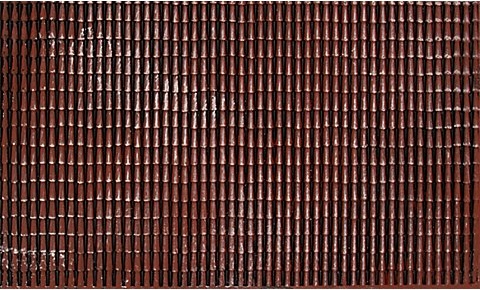 Kunststoffplatte "Dachplatten", 38 x 22,5 cm