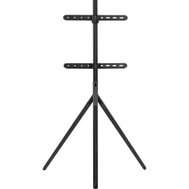 pro.tec Valle TV-Ständer 137 x 85,5 x 46,5 cm Schwarz Aluminium/Metall/Stahl