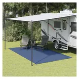 vidaXL Zeltteppich Blau 2,5x2,5 m