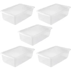 KEEEPER Aufbewahrungsbox bea 59 x 39 x 18 cm 5-tlg. transparent