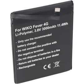 AccuCell Akku passend für den Wiko Fever, FEVER 4G Akku TLP15J15