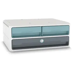 CEP Office Solution CEP 1091212961, Polystyrol (PS), Hellgrau, Mintfarbe, Brief,
