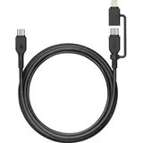 GP 60W Lade- & Sync Kabel USB-C auf USB-C und Lightning