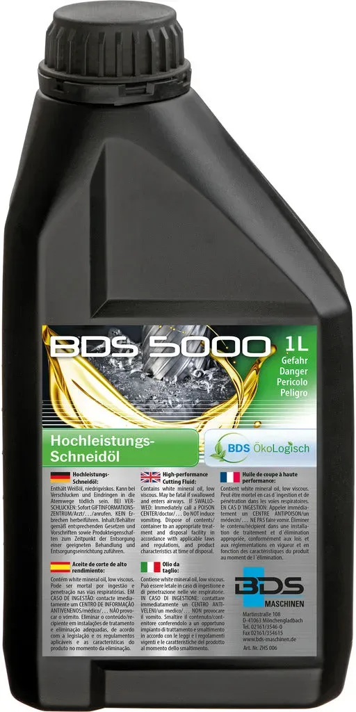 Hochleistungs-Schneidöl BDS 5000