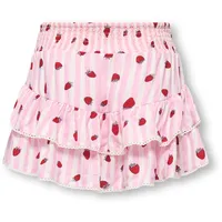KIDS ONLY Sommerrock Mädchen Gestreift Romance Rose/Stripes Barely Pink 158
