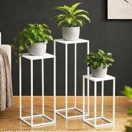 DanDiBo Ambiente Blumenhocker 60 x 30 cm Weiß