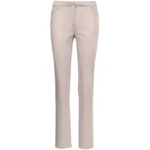 GOLDNER Baumwollhose mit Dehnbund Stoffhose grau 44