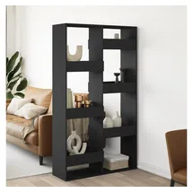 vidaXL Bücherregal Raumteiler 100 x 33 x 175 cm Schwarz