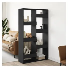 vidaXL Bücherregal Raumteiler 100 x 33 x 175 cm Schwarz