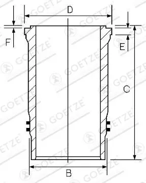 GOETZE ENGINE 1445633000 144,5mm