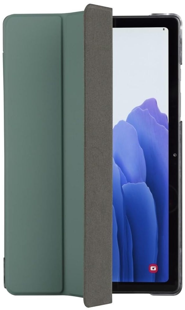 Hama Hülle für Samsung Galaxy Tab S7 FE/S7+/S8+ 31,5 cm 12,4 Zoll (aufklappbares Case für Samsung Tablet, Schutzhülle mit Standfunktion, transparente Rückseite, magnetisches Cover) grün