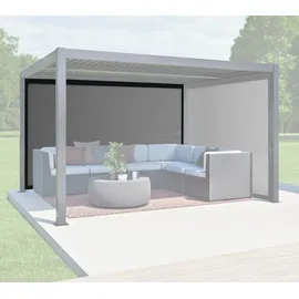 Sojag Pavillonseitenteil Milo Panele 12 1 Stück 3,35 x 2,11 m Grau