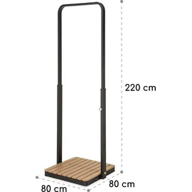 Blumfeldt Gartendusche Schwarz 0,70 m