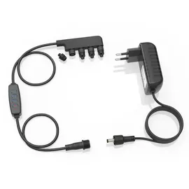 longlifeled gmbh Steckernetzteil mit Dimmer & Lichtfarbenschalter für bis zu 4 LED Hausnummern 24w 12v