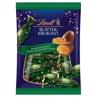 Lindt Blätterkrokant Zapfen Doppeldreh aus Milchschokolade 90g