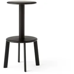 &Tradition - Massif AV40 Barhocker, Eiche dunkel gebeizt / warm black