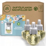 Airwick Air Wick Duftölflakon Vorteilspack - Nachfüller Set Sommervergnügen – Life Scents – Duft nach frischen Blüten, Melone & Vanille – 3x19ml Duftöl Set