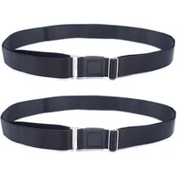 WannGe Hemd Stay Belt Adjustable Shirt Lock Underwear Waistband Sleeve Clip Non-Slip Anti-Falten Band for Men Women, Stil A - 2 Stück, Einheitsgröße - Einheitsgröße