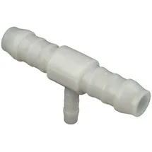 tecuro Schlauchverbinder T-Stück Ø 10 x 7 x 10 mm Nylon weiß