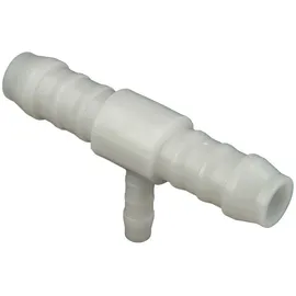 tecuro Schlauchverbinder T-Stück Ø 10 x 7 x 10 mm Nylon weiß