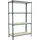 Proregal Schwerlastregal Mid Muli HxBxT 150 x 110 x 30 cm 4 Fachböden Fachlast 200 kg Verzinkt