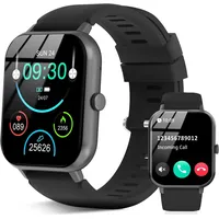 Flintronic Smartwatch Damen Herren 1,83 Zoll HD Smart Watch Mit Telefonfunktion,