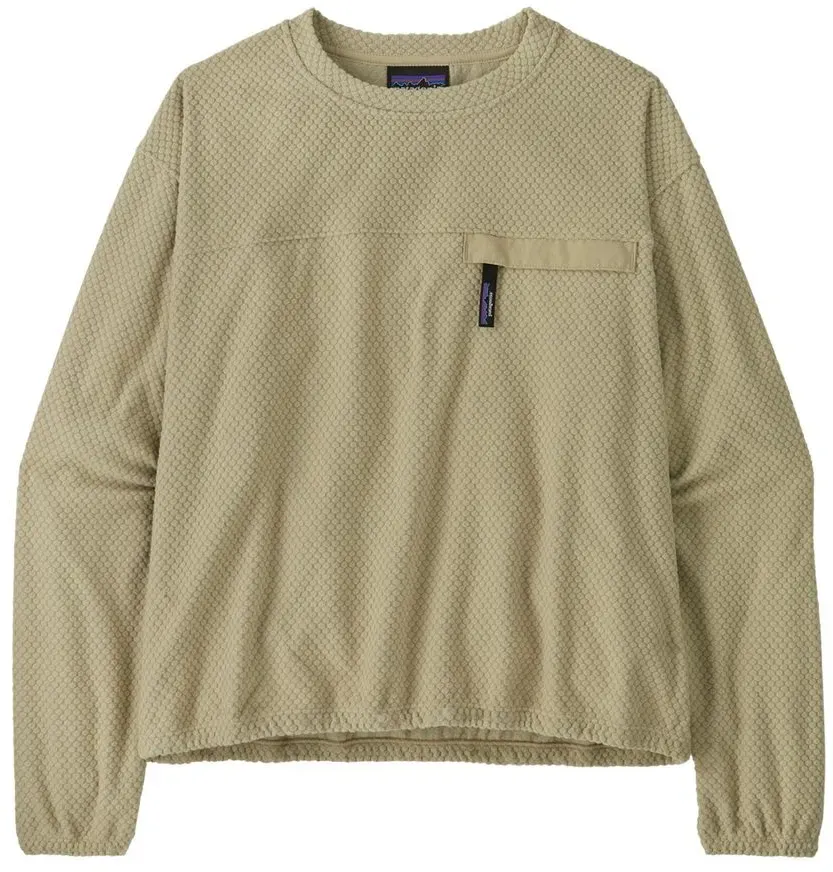 Patagonia Women's Textured Fleece Crewneck - Fleecepullover (Auslauf) - XL - Weathered Stone
