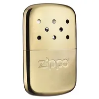 Zippo Handwärmer - 12 Stunden Wärme - Nachfüllbar mit Feuerzeugbenzin - Wiederverwendbar - Taschenwärmer in Gold