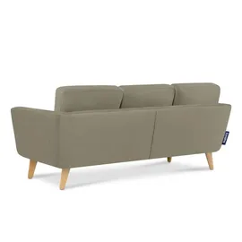 Konsimo Eckcouch Velours 2-Sitzer Beige