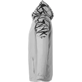 Uhlsport GOAL 25 EVO WOVEN Kapuzenjacke Herren Schwarz/Grau XXL