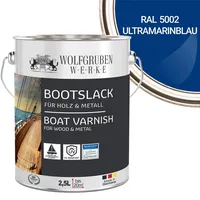 WO-WE Bootslack Blau seidenglänzend 2,5 l