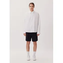 Businesshemd STUDIO SEIDENSTICKER, Herren, Gr. XL (43-44), weiß, 100% Baumwolle, unifarben, oversize, Hemden, Oversized Uni