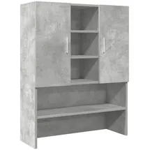 vidaXL Waschmaschinenschrank Betongrau 70,5x25,5x90 cm vidaXL