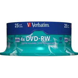 Verbatim 25 x DVD-RW - 4.7 GB (120 Min.) 4x