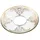 Wiedemann Kerzenmanschette Goldrand Barock Glas Gold