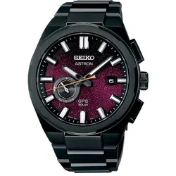 Seiko Herrenuhr Astron GPS Solar Limited Edition SSJ029J1 - schwarz
