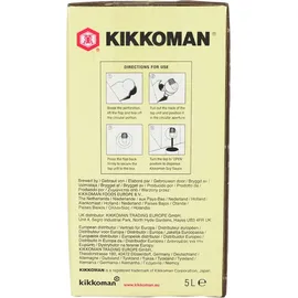 Kikkoman Soja-Sauce natürlich gebraut im Vorratseimer servieren 5000ml