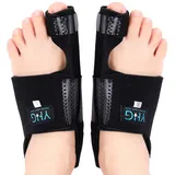 Halux Valux Korrektur Schiene, Verstellbare orthopädische Ballenzeh-Korrektur, Hallux Valgus Nachtschiene, Haluxschienen, Ballenzeh-Schiene, Begradigung für Ballenzeh-Zustand, Linderung, 1 Paar