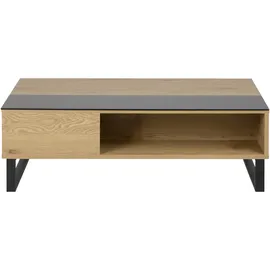 Sofa.de Gianutri Eiche / Metall schwarz 110 x 60 x 35 cm