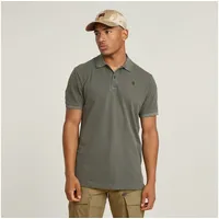 G-Star Dunda Overdyed Slim Kurzarm-poloshirt - Shadow Olive Gd