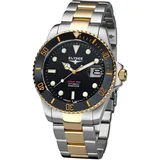 Elysee Herrenuhr Ocean PRO Ceramic 40mm 20 ATM Herren lumineszierende Zeiger und -Indizes, Datumsanzeige Gold 80581, 80582, 80583, 80584, 80585, 80586, 80588, 80589