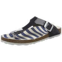 LICO Bioline Trend blau Damen Pantolette 37