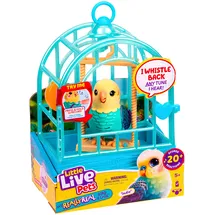 Moose Little Live Pets My Really Real Bird 11 cm Blau